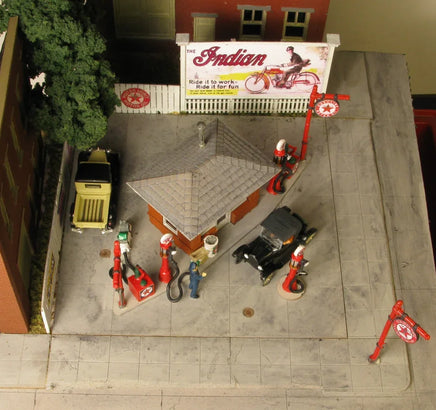 HO Monroe J. Burke Filling Station #2218