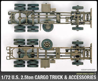 1/72 Academy U.S. 2.5Ton Cargo Truck & Accessories 13402