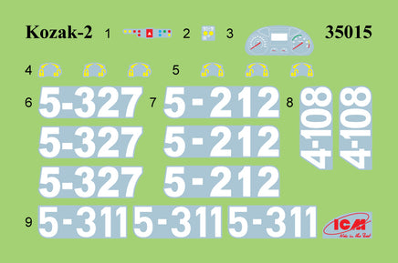 1/35 ICM Kozak-001 Ukrainian National Guard 35015