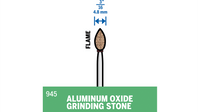 Dremel 3/16" Flame Aluminum Oxide Grinding Stone 945