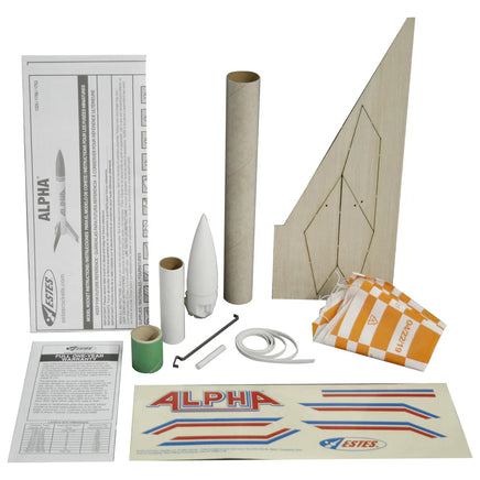 Estes Rockets Alpha Flying Model Rocket Kit 001225