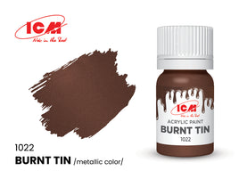 ICM Acrylic Paint Burnt Tin (12 ml) 1022