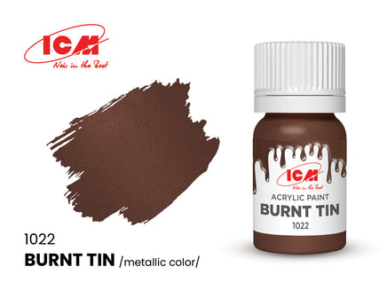 ICM Acrylic Paint Burnt Tin (12 ml) 1022