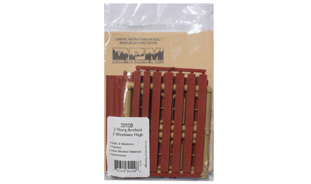 HO DPM Two-Story Arched 2-Window - High 30109