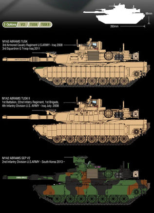 1/35 Academy U.S. Army M1A2 Tusk II 13298