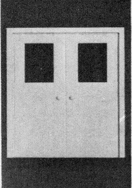 HO Rix Products Double Door with Window 541-1111 - MPM Hobbies