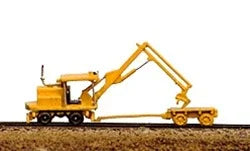 Model of a construction vehicle on a white background