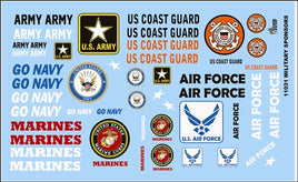 Gofer Decals Armed Services Model Car Decal Sheet 11031