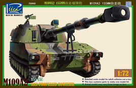 1/72 Riich M109A2 155mm Self-Propelled Howitzer 72002