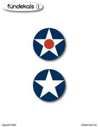 1/48 Fundekals STARS NO BAR 1919-1942 (MEATBALL) 48035