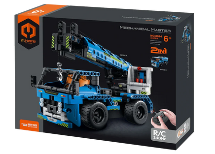 Mechanical Master Tech Brick 2in1 R/C Crane Kit (401 pcs) 8024