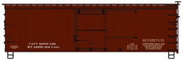 HO Accurail 36' Wood Boxcar with Wood Ends (Oxide) 1799