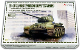 1/72 Flyhawk T-34/85 Medium Tank Korea Plastic Model Kit 3022