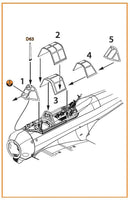 1/72 Clear Prop Ki-51 Sonia (all versions) vacuum formed canopy for CP kits CP72011/CP72012/CP72013 72028