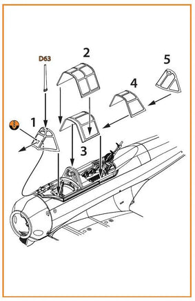 1/72 Clear Prop Ki-51 Sonia (all versions) vacuum formed canopy for CP kits CP72011/CP72012/CP72013 72028