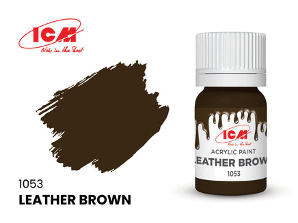 ICM Acrylic Paint Leather Brown (12ml) 1053