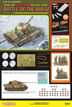 1/35 Dragon Model Sd.Kfz. 182 King Tiger Battle of the Bulge 6254