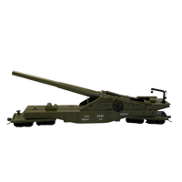 HO Rock Island US Army Big Gun with Crank (Raise/Lower) 32163