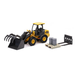 1/18 New-Ray Volvo L25 Wheel Loader w/ Interchangeable Parts 32206