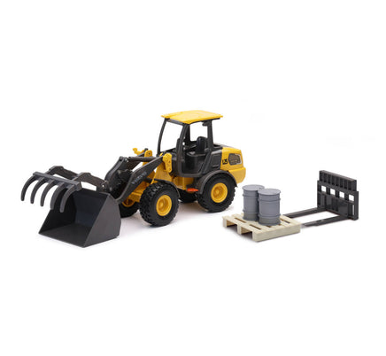 1/18 New-Ray Volvo L25 Wheel Loader w/ Interchangeable Parts 32206