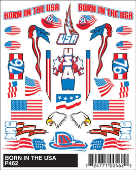 PineCar Born in the USA Decal 462