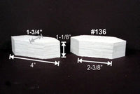 HO Monroe Cutwater Pier Support Board-Formed Concrete 2/pkg #136