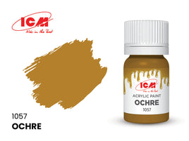ICM Acrylic Paint Ochre (12ml) 1057