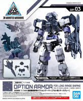 1/144 Bandai 30MM OP-03 Option Armor for Long Range Sniping (Alto Exclusive/Dark Gray) 2477794