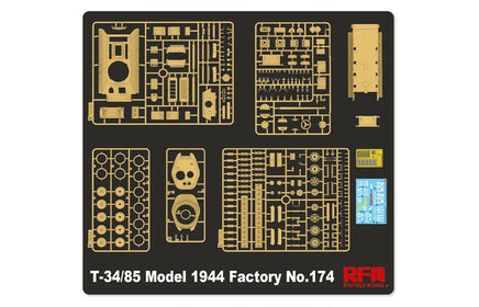 1/35 Ryefield Models T-34/85 Model 1944 Factory No.174 5079