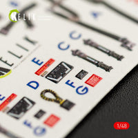 1/48 Kelik F-14D Tomcat interior 3D decals for AMK kit K48064