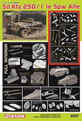 1/35 Dragon Model Sd.Kfz. 250/1 le Spw Alte Halftrack 6557