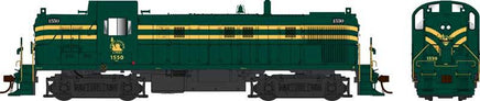 HO Bowser ALCo RS-3 Jersey Central Green Stripe Cab #1554 with Ditch Lights & Sound - 25420 - MPM Hobbies