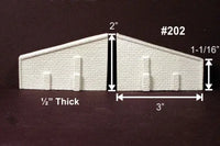 N Monroe Abutment Wings Cut Stone 2 Pack #202