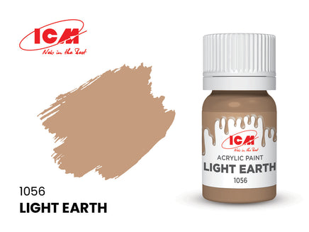 ICM Acrylic Paint Light Earth (12ml) 1056