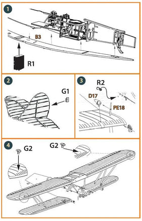 1/72 Clear Prop Polikarpov R-5 Exterior Set 72034