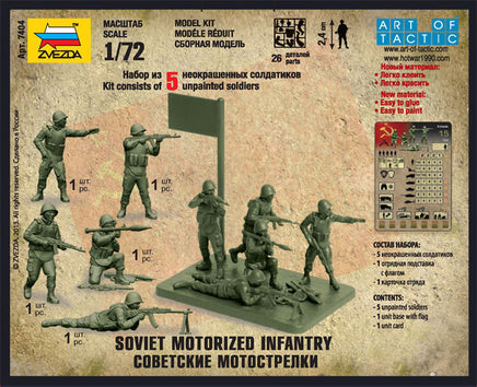 1/72 Zvezda Soviet Motorized Infantry 7404
