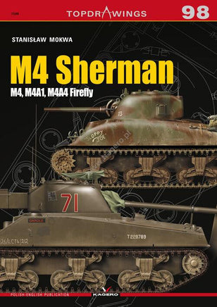 Kagero Publishing M4 Sherman M4, M4A1, M4A4 Firefly 07098