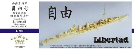 Model ship kit packaging with 'Libertad' on a white background