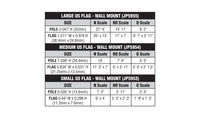 Woodland Small US Flag - Wall Mount 5953 - MPM Hobbies