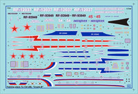 1/144 Zvezda Training Plane TU-134UBL "Crusty-B" 7036