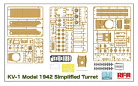 1/35 Ryefield Models Russian Heavy Tank KV-1 Model 1942 Simplified Turret 5041