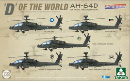 1/35 Takom 'D' of the World AH-64D Apache Longbow Attack Helicopter 2606