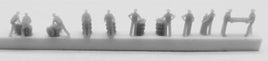 1/350 Black Cat Models Scale US Navy Sailors Handling Fuel Drums (X36) AC350125C