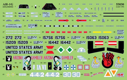 1/35 ICM AH-1G Cobra (Early Production) US Attack Helicopter 53030