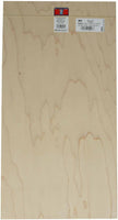 Midwest Maple Plywood 6mm (1/4) x 12 x 24" pkg(6) 5416