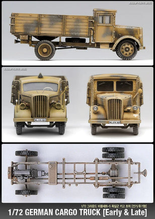 1/72 Academy German Cargo Truck 13404