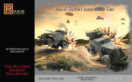 1/72 Pegasus BA-6 Soviet Armored Car 7672