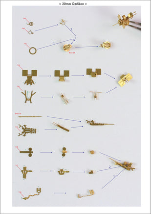 1/200 Pontos Model USS BB-63 Missouri 1945 Detail Up Set (No Wooden Deck) 22002F1