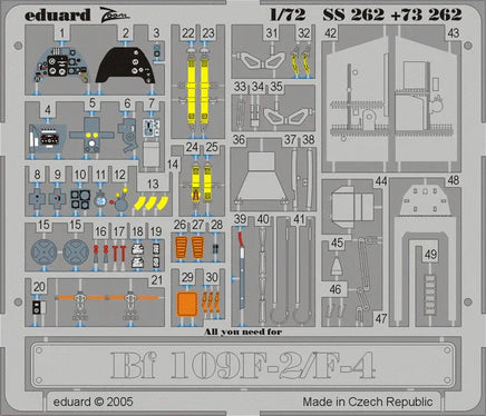 1/72 Eduard Bf 109F-2/F-4 for FINE MOLDS SS262