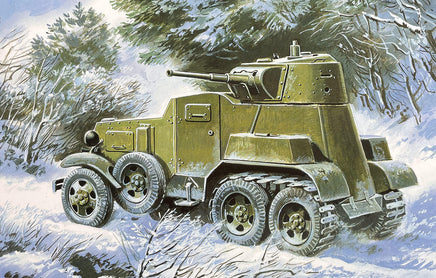 1/72 Uni Model Armored Vehicle BA10 (railway version) 366